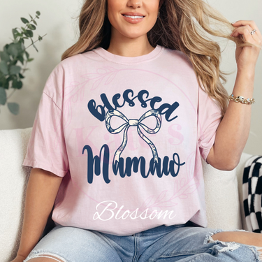 Blessed Mamaw Comfort Colors T-Shirt